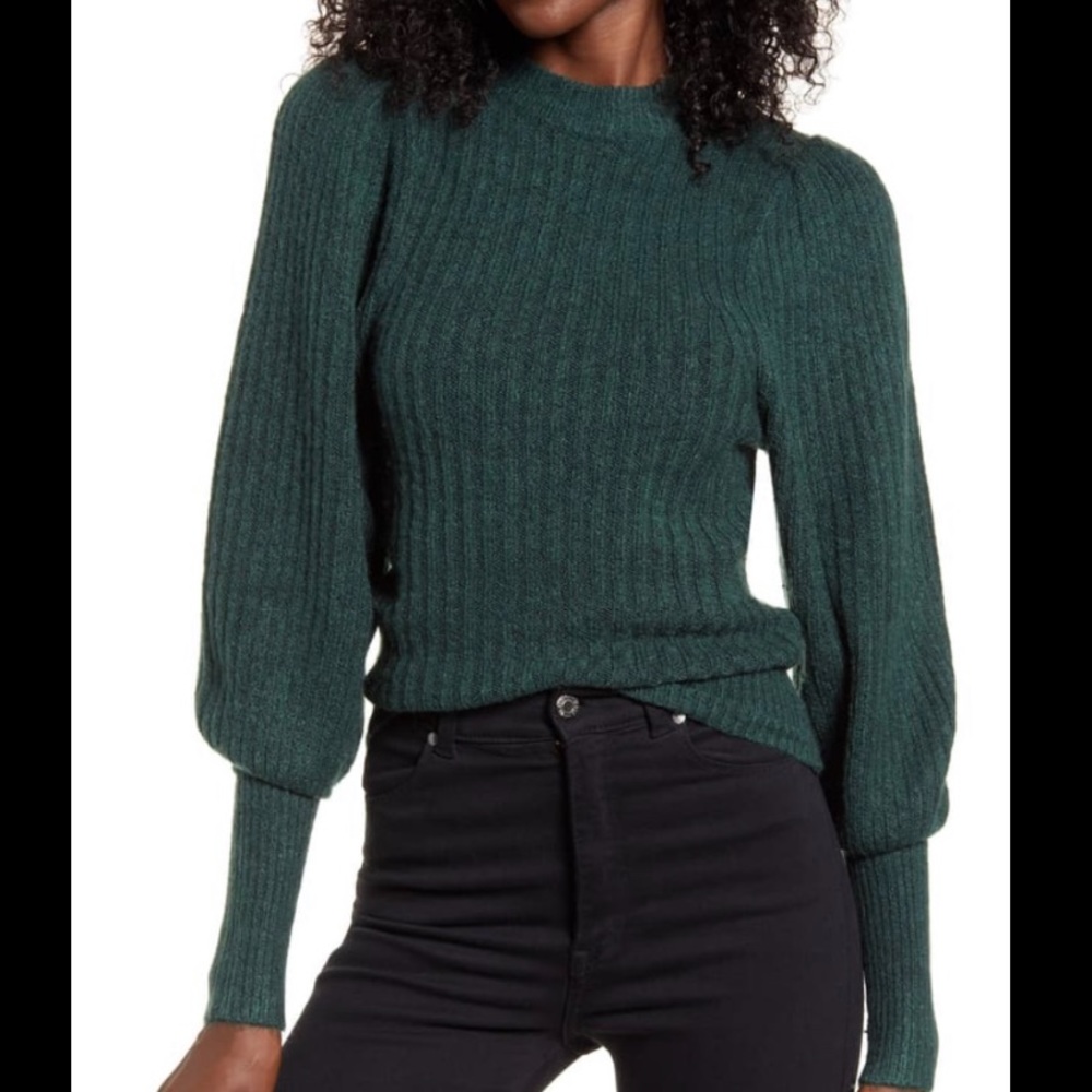 NWT Leith Juliet Sleeve Sweater